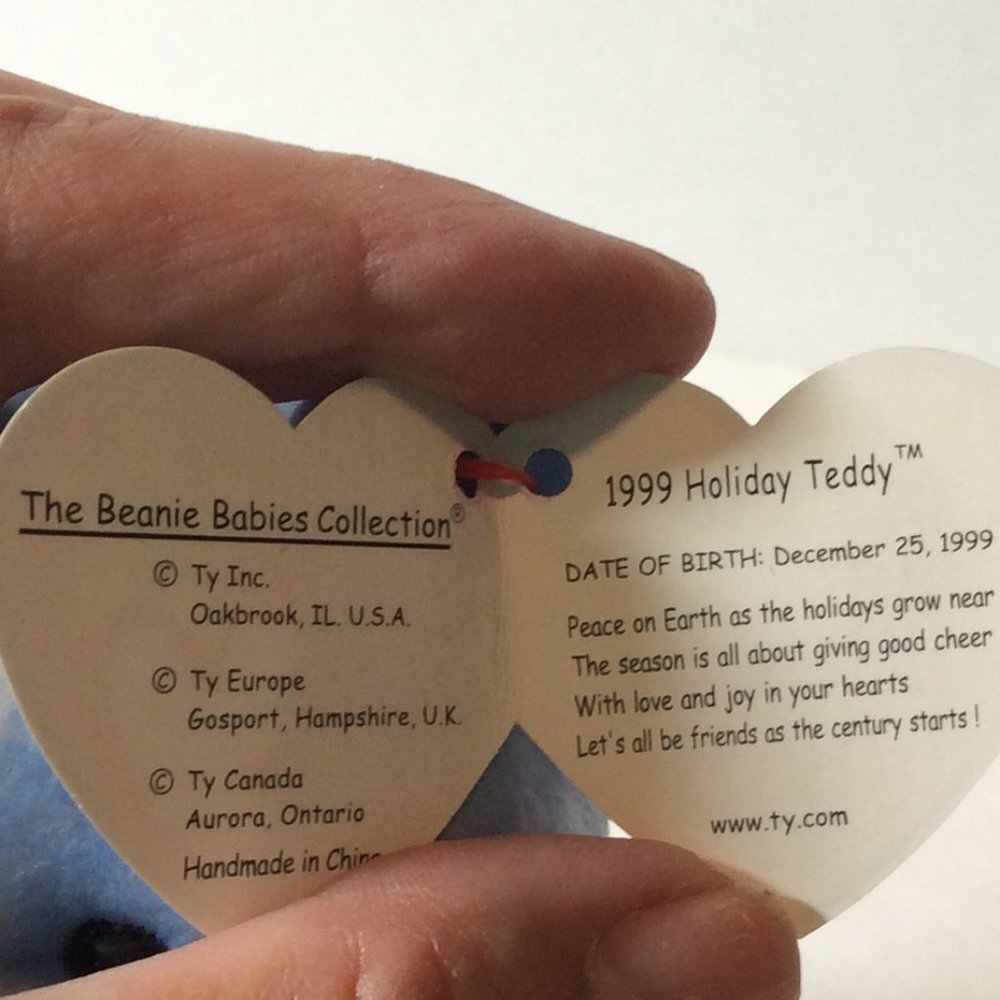 Ty Beanie Baby Collection of 3 1999 Holiday Bears - Picture 6 of 7